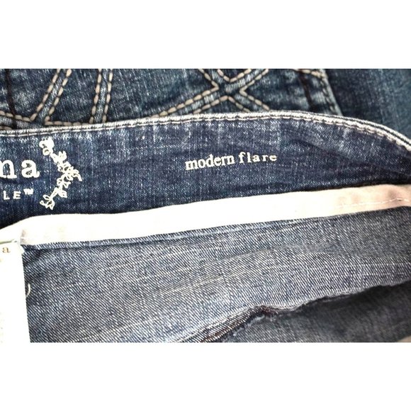 Sonoma Jeans Womens Size 6 Modern Flare Life + Style Stretch Blue Denim - Picture 10 of 10